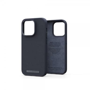 Njord by Elements iPhone 14 Pro Max Deksel Genuine Leather Case Svart