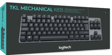 Logitech K835 TKL tastatur (grafittgrå)