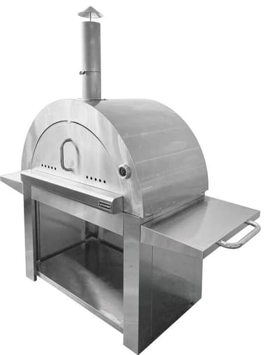 Myoutdoorkitchen - Vedfyrt pizzaovn - Chicago (Rustfri)