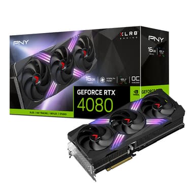 PNY GEFORCE RTX® 4080 16GB XLR8 Gaming VERTO Overclocked Edition