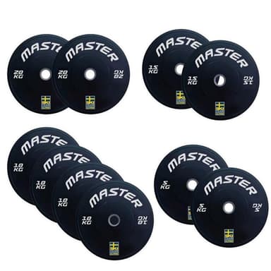 Master Fitness Bumper Set 120 kg SkiTeam
