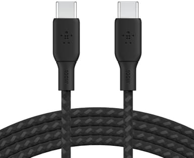 Belkin USB-C to USB-C 2.0 kabel (sort)