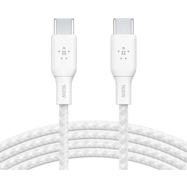 Belkin USB-C to USB-C 2.0 kabel (hvit)