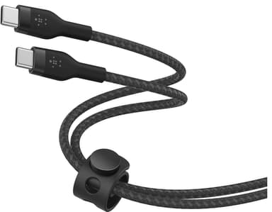 Belkin BoostCharge Pro Flex USB-C til USB-C 2.0 kabel (sort)