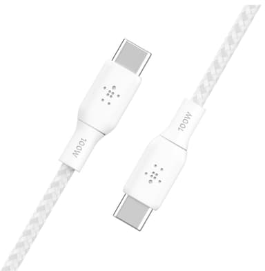 Belkin USB-C to USB-C 2.0 kabel (hvit)