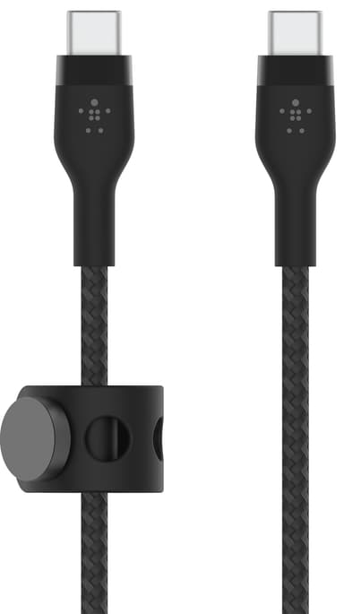 Belkin BoostCharge Pro Flex USB-C til USB-C 2.0 kabel (sort)