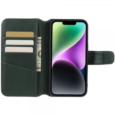 Nordic Covers iPhone 14 Plus Etui Essential Leather Juniper Green