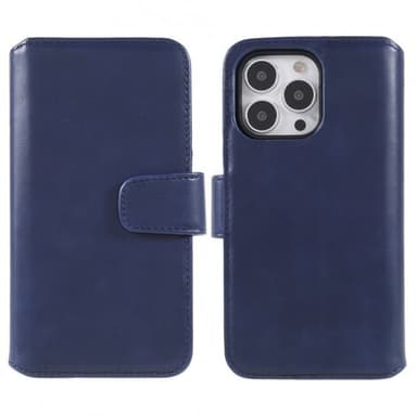 Nordic Covers iPhone 14 Pro Etui Essential Leather Heron Blue