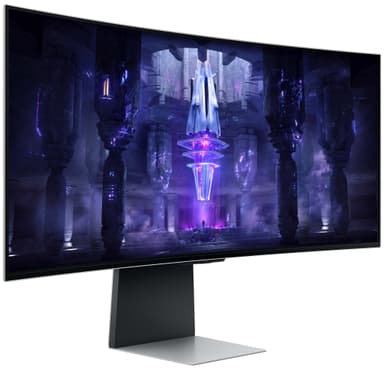Samsung Odyssey G8 S34BG850S 34" buet OLED-skjerm (sølv)