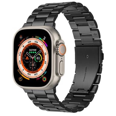 Armbånd Rustfritt stål Apple Watch Ultra (49mm) - Svart