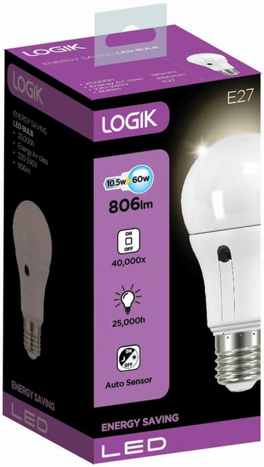 Logik LED-pære 11W E27