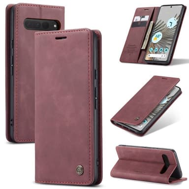 CaseMe Smart Magnet Flipdeksel Google Pixel 7 Pro - Burgund