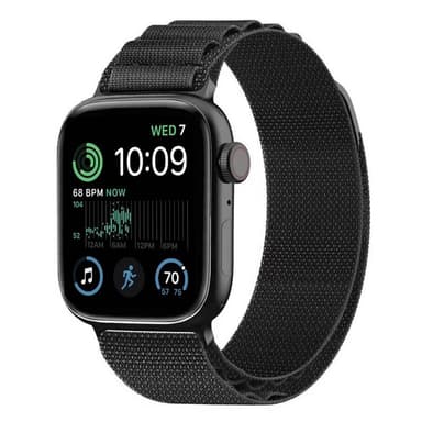 Artic Elastisk nylon armbånd Apple Watch SE 2022 (40mm) - Sort