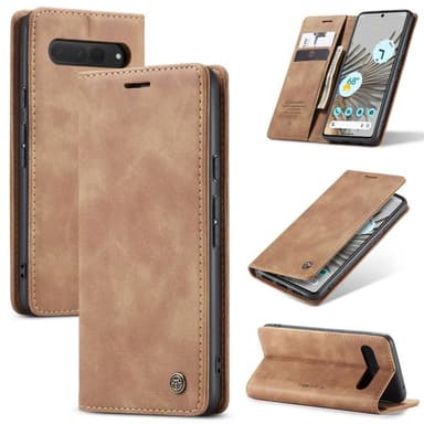 CaseMe Smart Magnet Flipdeksel Google Pixel 7 Pro - Brun