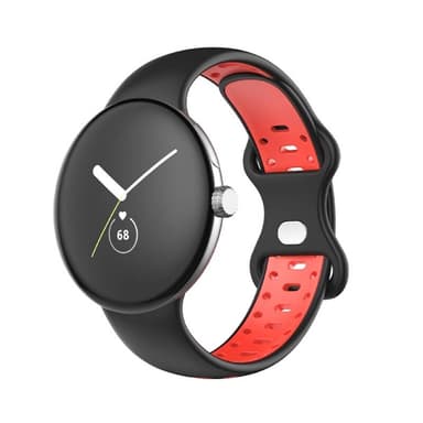 Twin Sport Armbånd Google Pixel Watch (41mm) - Svart/rød