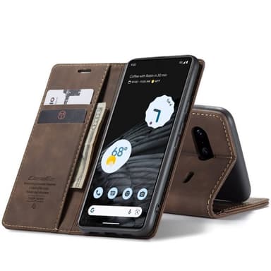 CaseMe Smart Magnet Flipdeksel Google Pixel 7 - Coffee