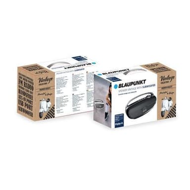 BLP 3360 Høyttaler BT 20W Vintage Sort