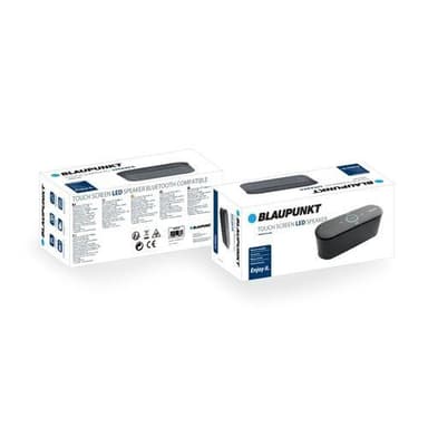 BLP 3700 Høyttaler BT 10W LED berøringskontroll Sort