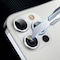 Glitter kameralinsebeskytter Sølv iPhone 14/14 Plus