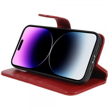Nordic Covers iPhone 14 Pro Etui MagLeather Poppy Red