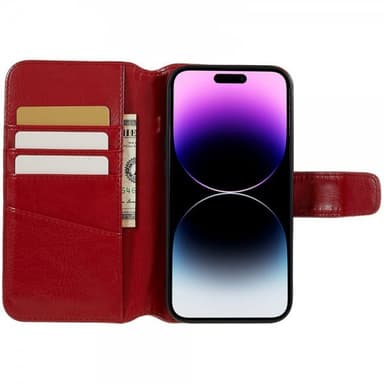 Nordic Covers iPhone 14 Pro Etui MagLeather Poppy Red