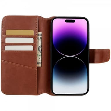 Nordic Covers iPhone 14 Pro Max Etui MagLeather Maple Brown