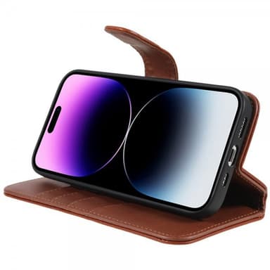 Nordic Covers iPhone 14 Pro Max Etui MagLeather Maple Brown