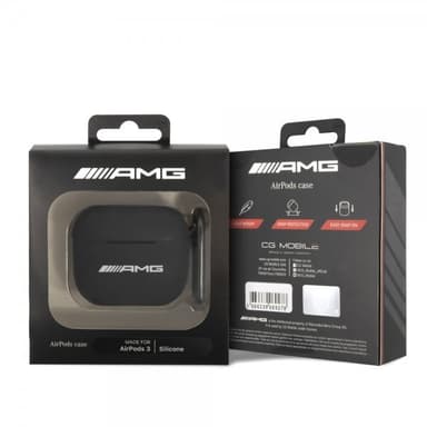 AMG AirPods 3 Deksel Liquid Silicone Svart