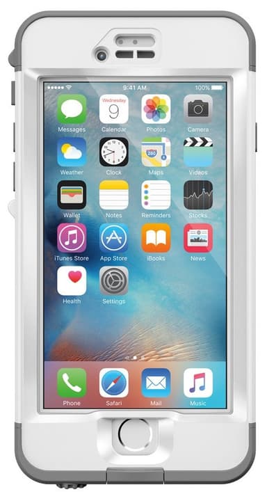 Lifeproof NUUD iPhone 6/6S deksel (hvit)