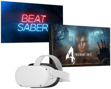 Meta Quest 2 bærbare VR-briller Resident Evil 4 pakke (128 GB)