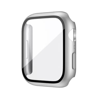 Vanntett etui bygget i herdet glass Sølv 41 mm Apple Watch 7