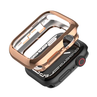 Beskyttelsesveske TPU Rose gull 42/44/45 mm Apple Watch Series 7/6/5/4/3/2/1