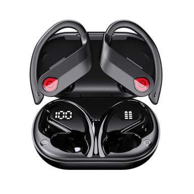 Trådløse ørepropper Bluetooth 5.3 Svart