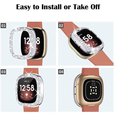 Beskyttelsesveske Sort Fitbit Versa 4