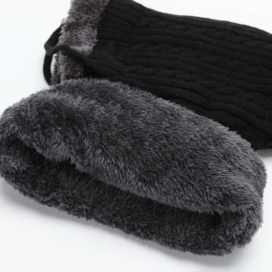 Vinterluer Skjerf One-Piece for menn Svart