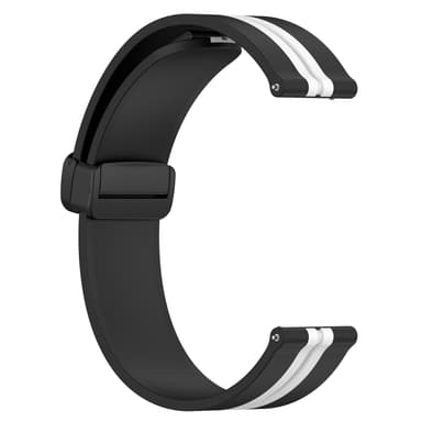 Klokkebånd silikon Hvit 22 mm Samsung Galaxy Watch 3 45 mm, Huawei Watch GT Runner/GT3 46 mm, Xiaomi Watch S1 2022, Garmin Vivoactive 4/Venu 2, Gaochi COROS VERTIX