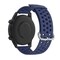 Klokkebånd Silikon 22 mm Mørke blå L Samsung Galaxy Watch 46 mm/Watch 3 45 mm/Gear S3 Classic/S3 Frontier, Huawei Watch GT2, Garmin Vivoactive 4 45 mm/Venu 2 45 mm, Fossil Gen 5 Carlyle