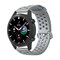 Klokkebånd Silikon 22 mm Grå S Samsung Galaxy Watch 46 mm/Watch 3 45 mm/Gear S3 Classic/S3 Frontier, Huawei Watch GT2, Garmin Vivoactive 4 45 mm/Venu 2 45 mm, Fossil Gen 5 Carlyle