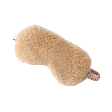 Sömnmask imitationssilke Kaki