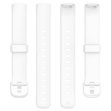 Klockband i silikon Hvit L Fitbit inspire 3