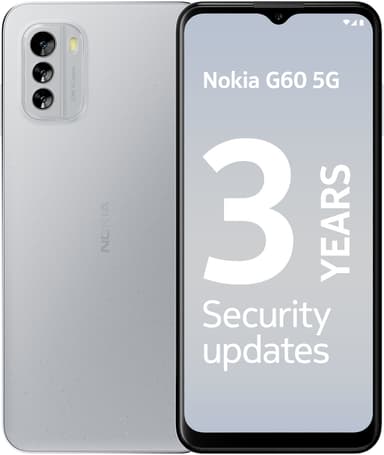 Nokia G60 5G smarttelefon 4/64GB (grå)
