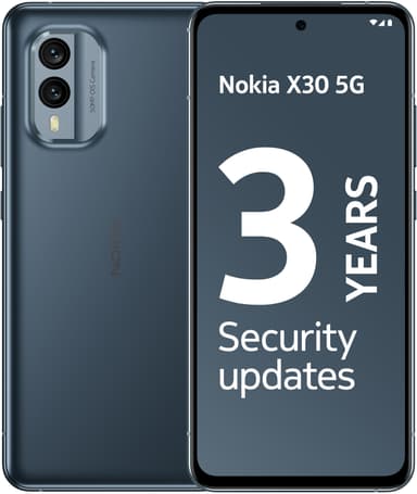 Nokia X30 5G smarttelefon 8/256GB (blå)