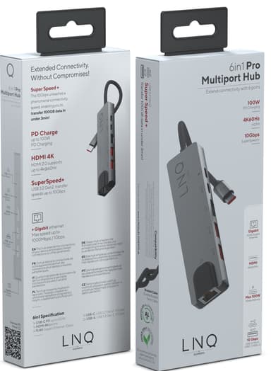 LinQ 6-in-1 Pro multiport hub