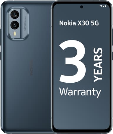 Nokia X30 5G smarttelefon 8/256GB (blå)