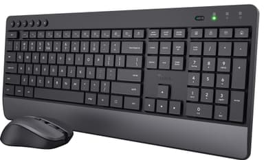 Trust TKM-450 sett med trådløs mus og tastatur (Nordisk oppsett)