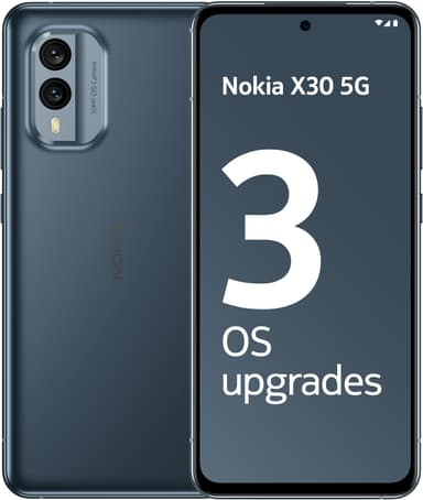 Nokia X30 5G smarttelefon 8/256GB (blå)