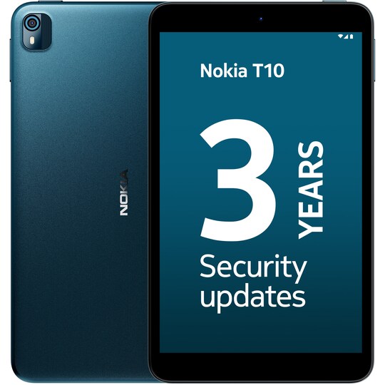 Nokia T10 Tab 8" nettbrett 4/64GB LTE (blå)