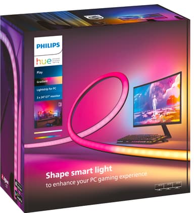 Philips Hue Play Gradient PC lysstripe 3x 24/27 tommer EU