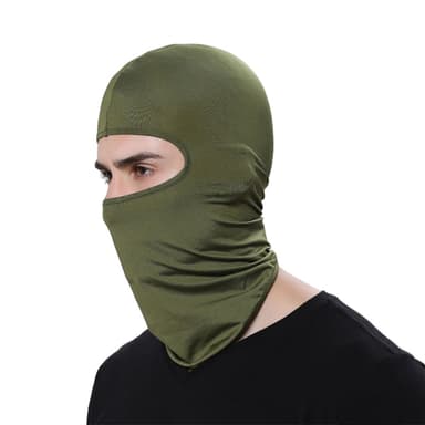 Balaclava ansiktsdeksel Mørk grønn
