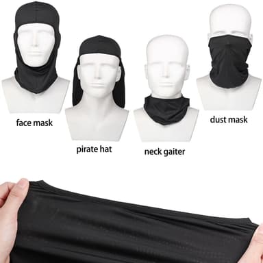 Balaclava ansiktsdeksel Mørk grønn